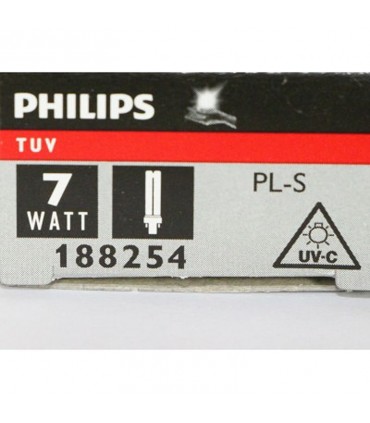 لامپ uvc فیلیپس 7 وات مدل TUV PL-S 7W/2P