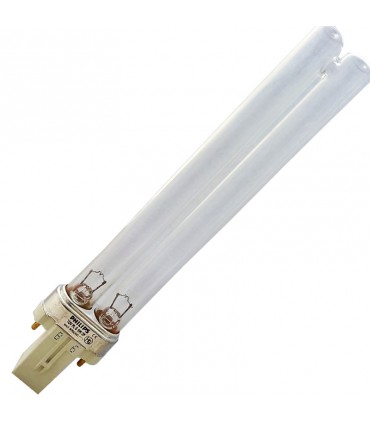 لامپ UVC ضد عفونی 9 وات فیلیپس TUV PL-S 9W/2P دو پین