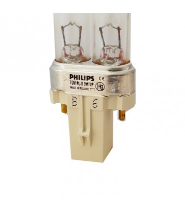 لامپ UVC ضد عفونی 9 وات فیلیپس TUV PL-S 9W/2P دو پین