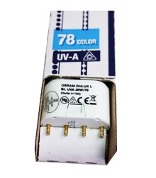 نمای نزدیک پایه 2G11 لامپ یووی آ اسرام — کیفیت اورجینال و اتصالات دقیق