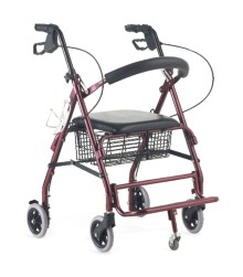 خرید و قیمت رولیتر 4 چرخ آلپکس KY-913L | واکر تاشو چرخ کمکی‌دار