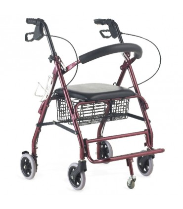 خرید و قیمت رولیتر 4 چرخ آلپکس KY-913L | واکر تاشو چرخ کمکی‌دار