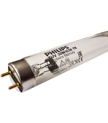 لامپ یو وی سی (UV-C) 30 وات فیلیپس اصلی مدل TUV 30W