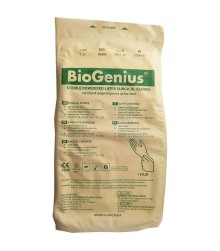 دستکش جراحی استریل کم پودر بیوجنیوس BioGenius