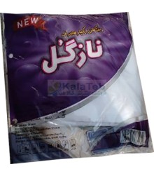 خرید دستکش نایلونی یکبار مصرف نازگل بسته 100 عددی | قیمت عالی