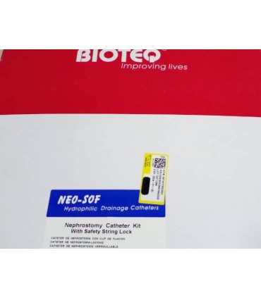 کاتتر نفروستومی بایوتک برای تخلیه آب ریه BIOTEQ NEO-SOFT HYDROPHILIC DRAINAGE CATHETERS Nephrostomy Catheter Kit