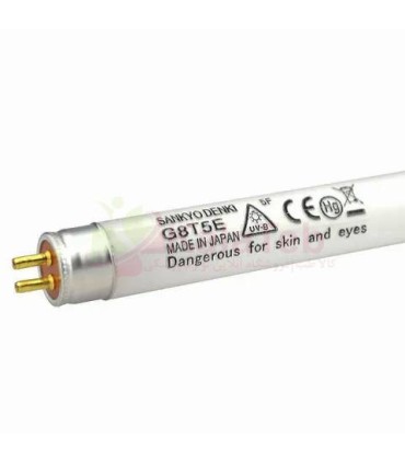 لامپ یو وی بی (UV-B) 8 وات سانکیو دنکی پایه G5 مناسب ژل داک و درمان پوستی