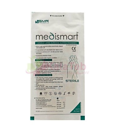 خرید و قیمت دستکش جراحی مدی اسمارت (MediSmart) کم پودر | اصل