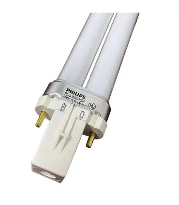 خرید لامپ UVB فیلیپس 9 وات PL-S 9W/01/2P | فتوتراپی پوست، ویتامین D3