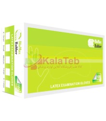 خرید دستکش لاتکس کم‌پودر بیومکس مالزی بسته 100 عددی | AQL 1.5