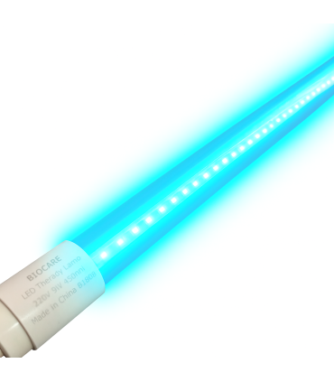 لامپ فتوتراپی LED در حالت روشن – نور درمانی برای زردی نوزاد