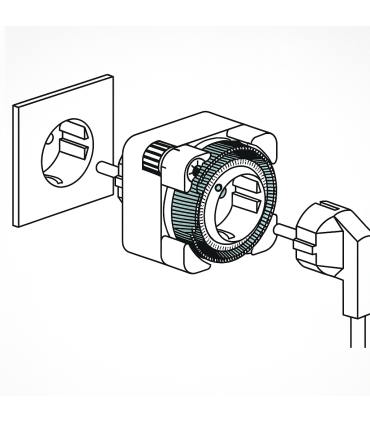 تایمر پریزدار 24 ساعته