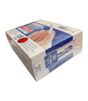 خرید و قیمت تیغ بیستوری سایز 22 (بسته 100 عددی) | استیل کربن هندی