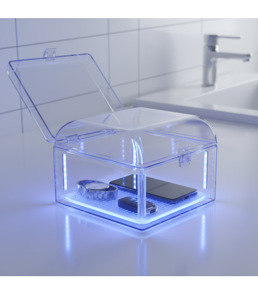 جعبه ضدعفونی؛استریل اشیای همراه با لامپ فرابنفش ۴ وات اسرام