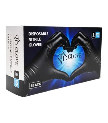 خرید قیمت دستکش نیتریل مشکی TT Glove اصل | تی تی گلاو بدون پودر