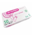 دستکش لاتکس بدون پودر اسمال اپی پرفکت OP PERFECT بسته 50 عددی