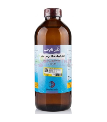 خرید الکل مطلق ۹۹.۸٪ نگین فام طب | قیمت اتانول خالص آزمایشگاهی